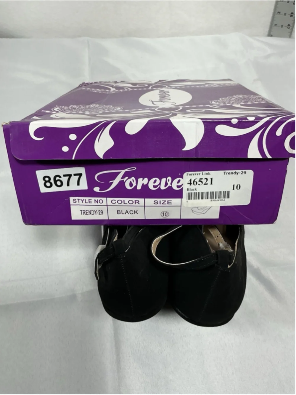Womans New Forever Trendy-29 Platform Wedge Shoe Size 10 Black